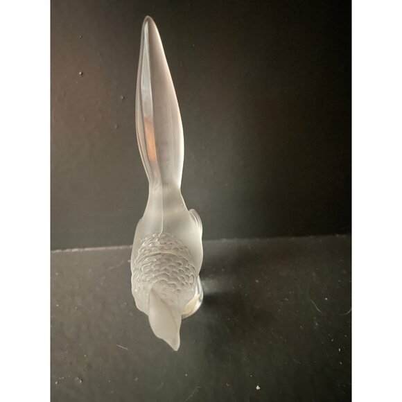 Lalique Faisan Cachet Pheasant Letter Seal Figurine Vintage France Signed - Picture 4 of 6